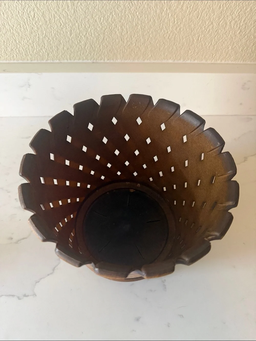 Vintage EMSA West Germany Woven Planter